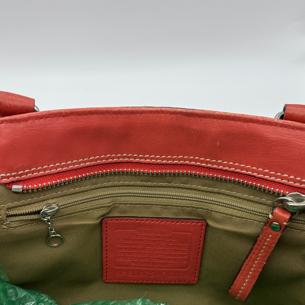 RARE! COACH LTD Edition Hamptons Vintage Leather Braided Satchel–MSRP $698 - Picture 11 of 12